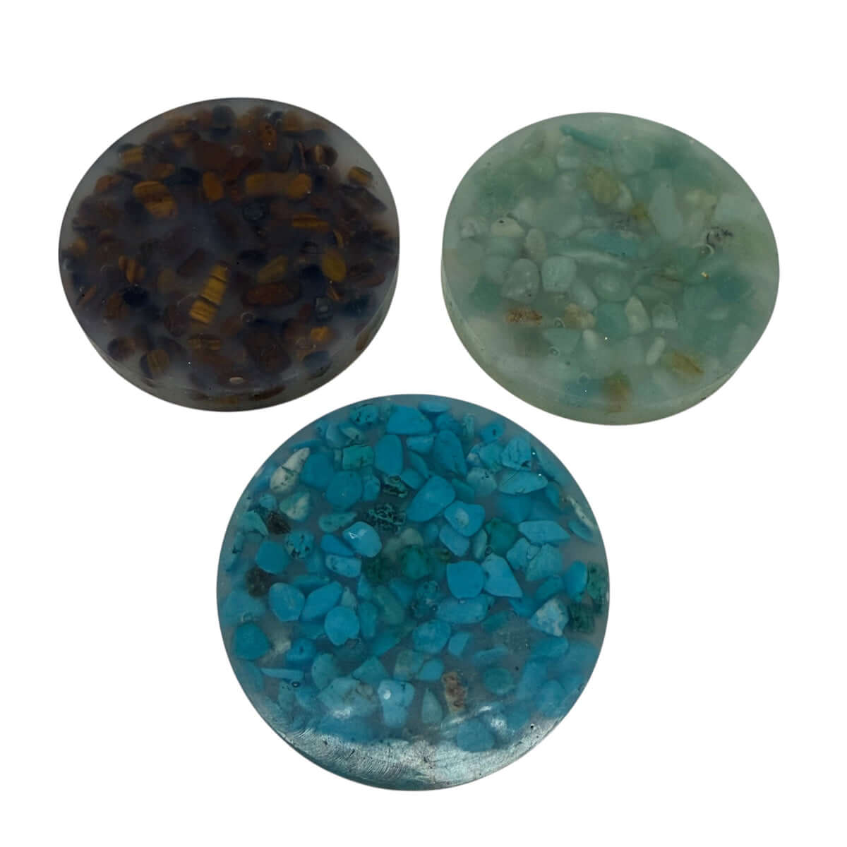 Crystal Pick 'Em Stack - Amazonite, Tiger’s Eye & Turquoise