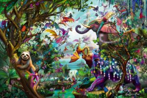 Ravensburger Tropical Dragons Puzzle 4000pc