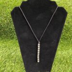 Caterpillar Necklace Black