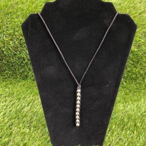 Caterpillar Necklace Black