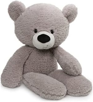 Gund Fuzzy Grey Bear 34cm