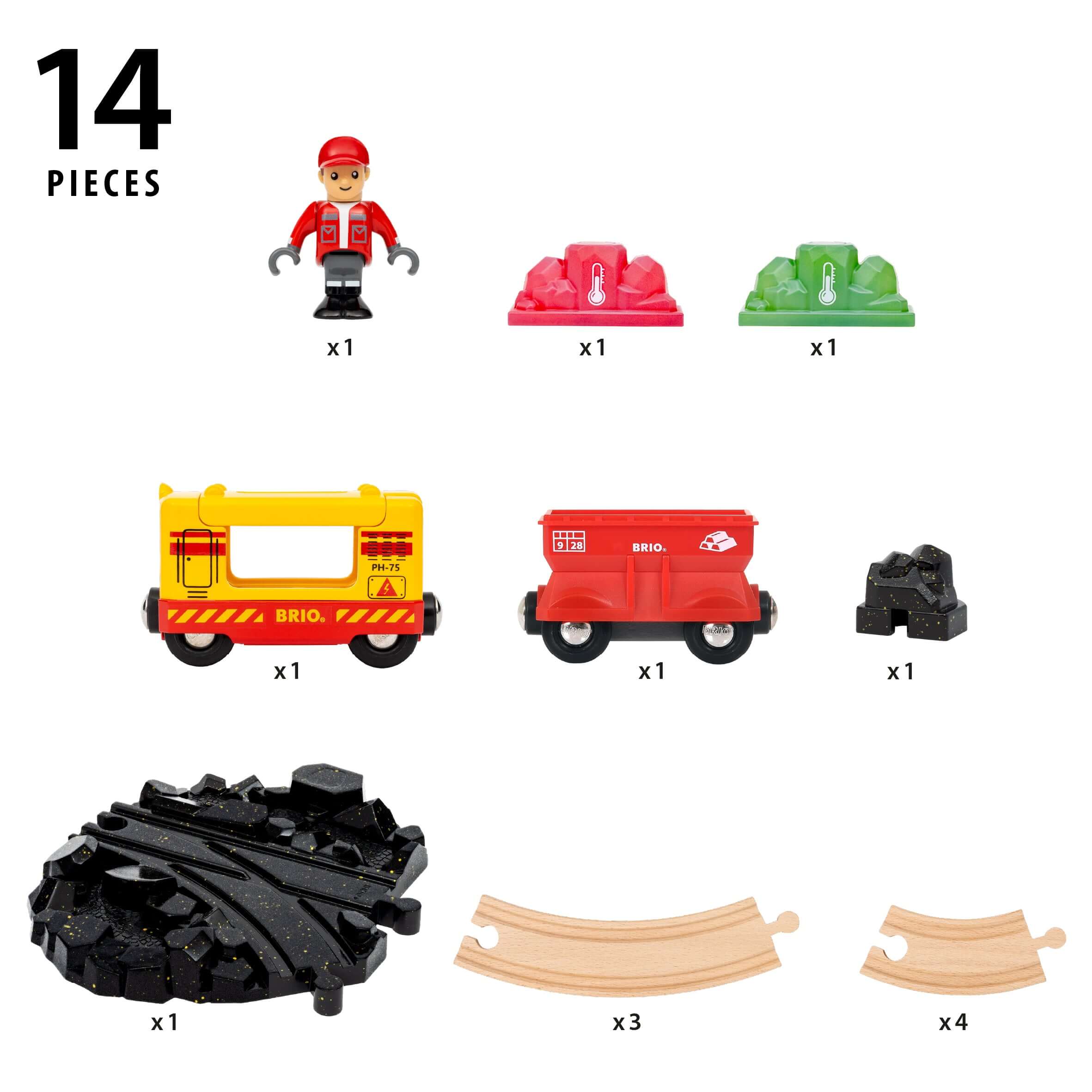 Brio 36130 Cargo Gemstone Set 14 pieces