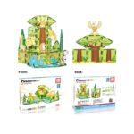 Picasso Tiles Safari 46pc Set With 8 Animals
