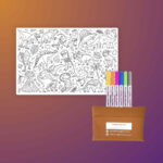 RE-FUN-ABLE Pocket Colouring Set - Roar