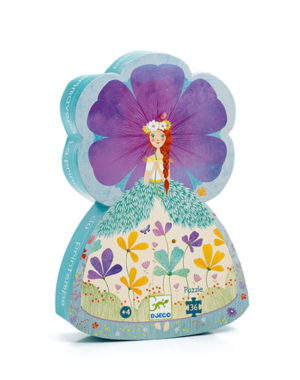 Djeco DJ7238 The Princess Spring Silhouette Puzzle 36pcs