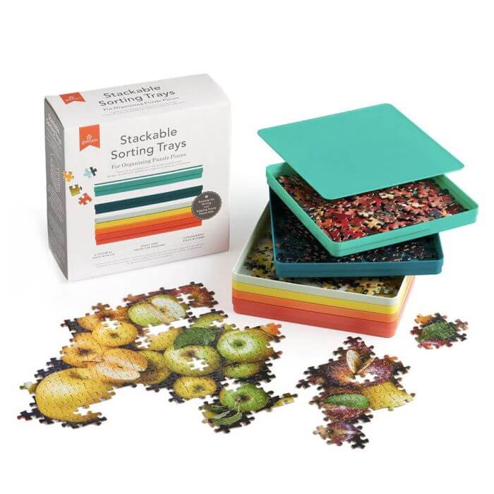 Puzzle Stackable Sorting Trays