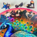 Twigg Puzzles Penelope Peacock 118pc Wooden Puzzle