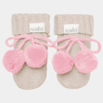 Toshi Organic Booties Bobby/ Oatmeal / 000