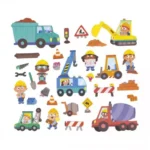 Janod Building Site Magnetic Story
