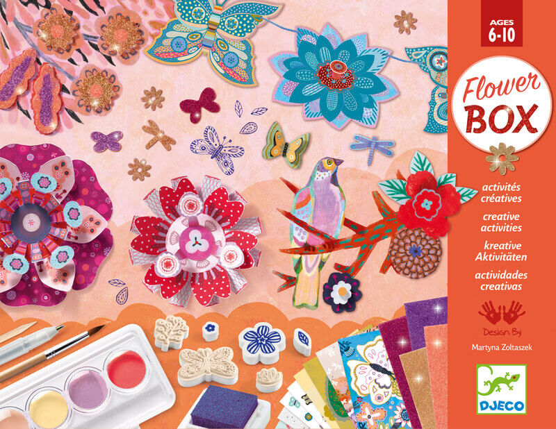 Djeco DJ9330 The Flower Garden Multi Craft Box Set Djeco DJ9330 The Flower Garden Multi Craft Box Set