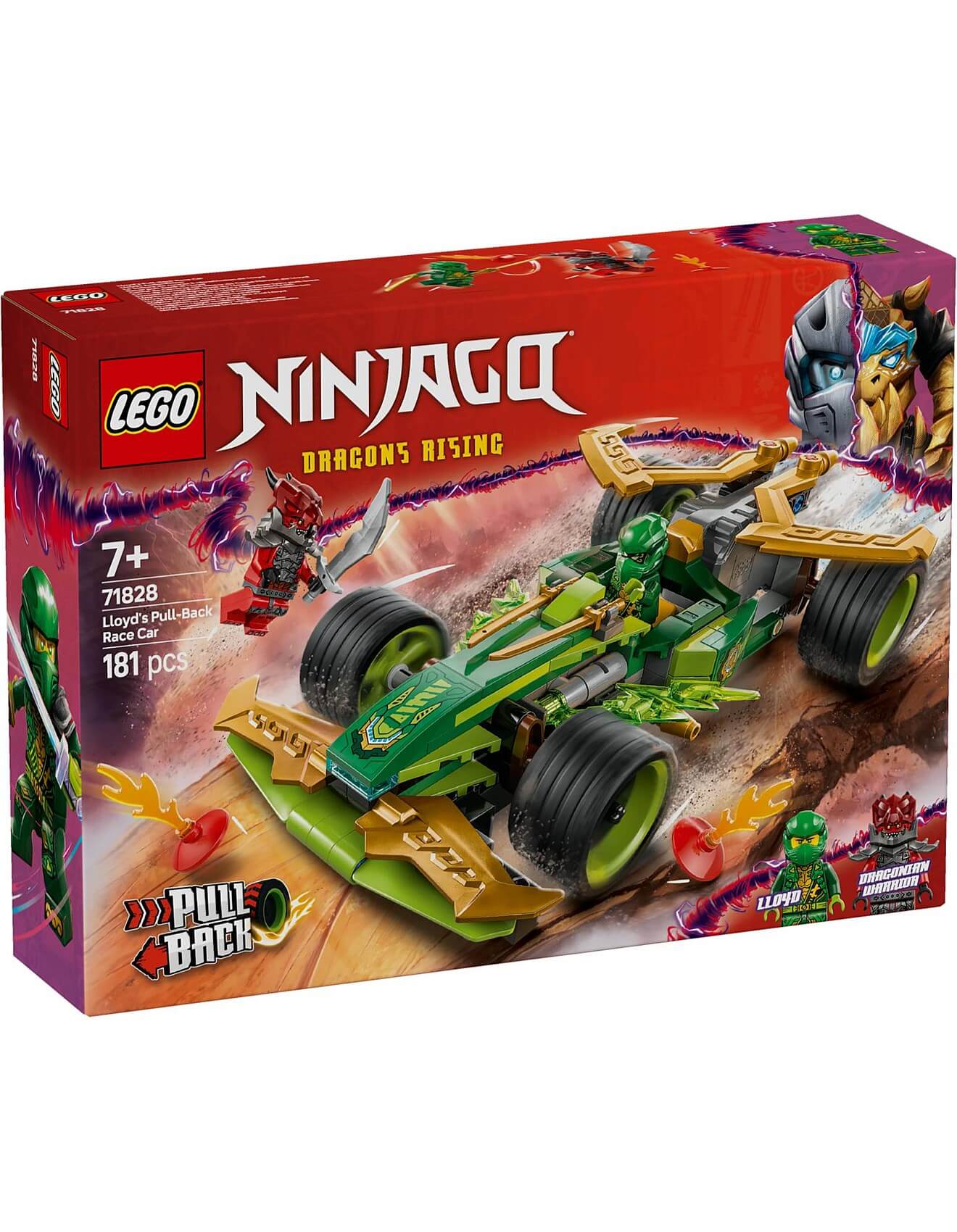 LEGO Ninjago 71828 Lloyds Pull-Back Race Car LEGO Ninjago 71828 Lloyds Pull-Back Race Car
