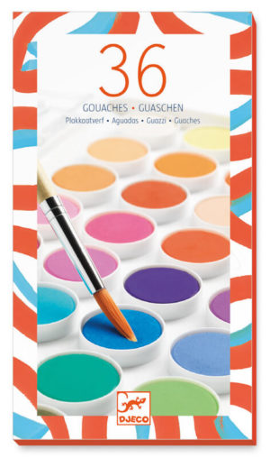 Djeco DJ8873 36 Gouache Colour Paints