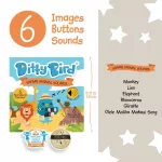 Ditty Bird Safari Animal Sound Book