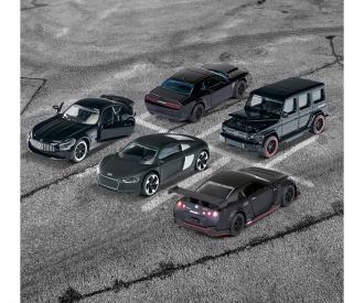 thumbnail interactive-video image 1 of Majorette Black Edition 5er Set (7,5 Cm) Schwarze Spielzeugauto - Modellauto-Sammlung Mit Freilauf, Ab 3 Jahren, Auto Spielzeug - 212053174 1 of 9