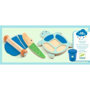 Djeco DJ9032 My Plastic Jungle Modelling Dough Kit