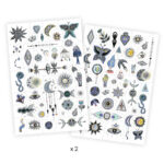 Djeco DJ9252 Wicca Temporary Tattoos