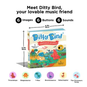 Ditty Bird Dinosaur Sound Book (USB-C)