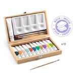 Djeco DJ8908 Artist's Box with 12 Gouaches Tubes