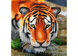 Crystal Art Tiger Card Kit