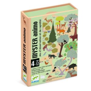 Djeco DJ5079 Mystery Animal Observation & Speed Card Game
