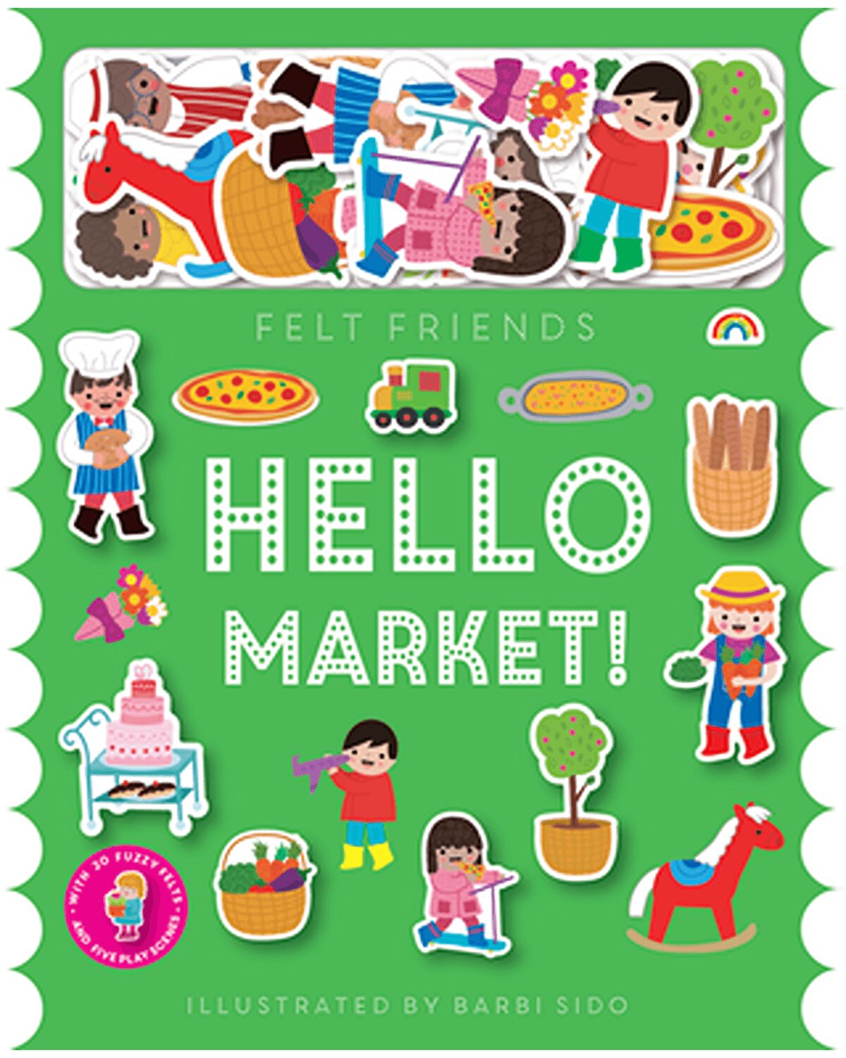 Felt Friends Hello Market! Felt Book