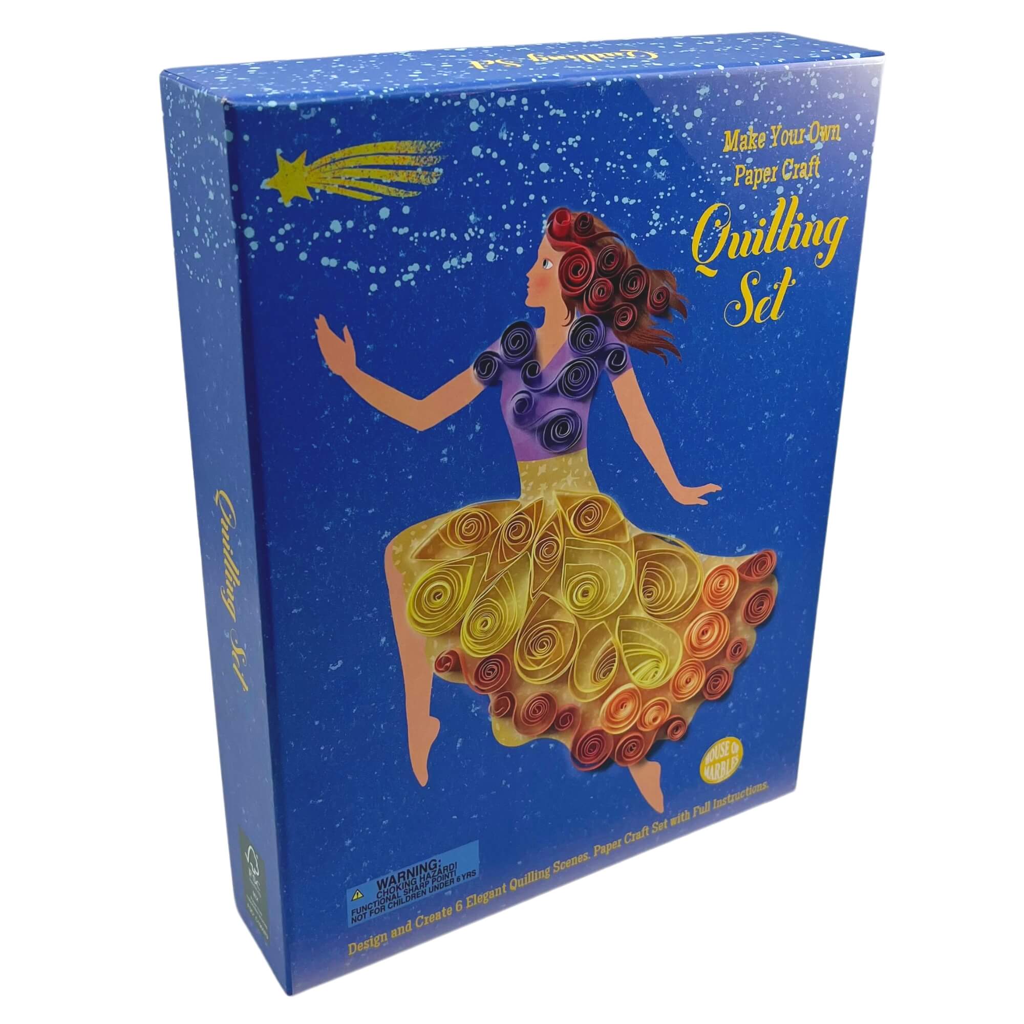 Make Your Own Paper Craft Quilling Art Set - Women