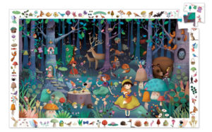 Djeco DJ7504 Observation Puzzle Enchanted Forest 100pc