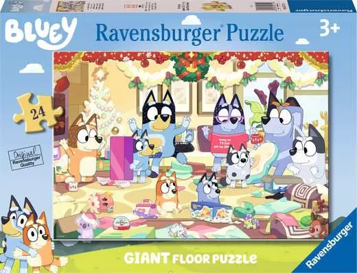 Ravensburger Bluey Christmas Giant Floor Puzzle 24pc
