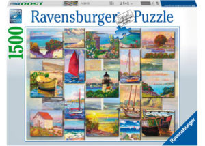 Ravensburger Coastal Collage Puzzle 1500pc