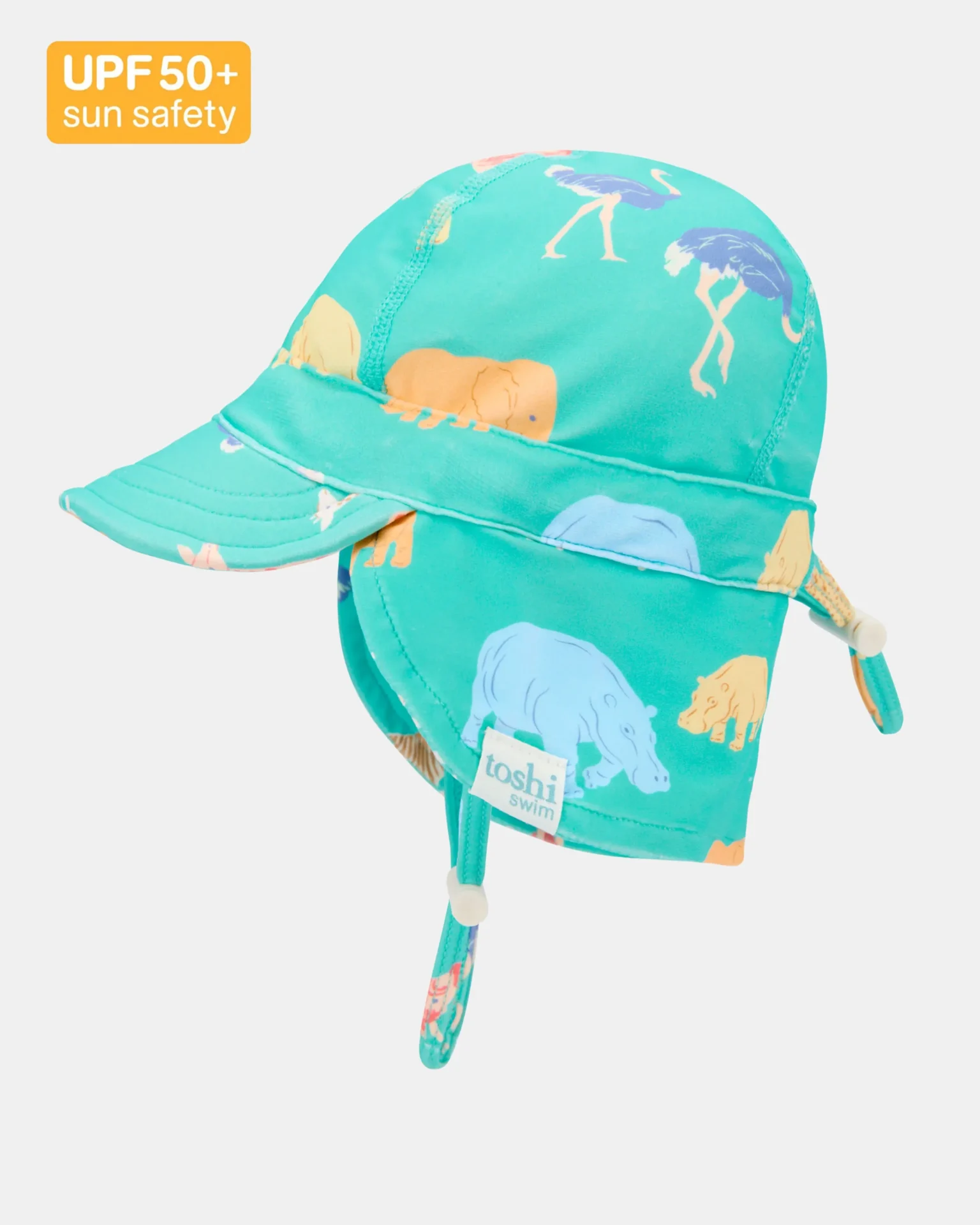 Toshi Swim Flap Cap/ Paradise/ Congo Seagrass/ XXS