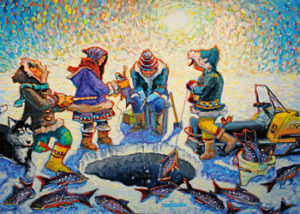 Ravensburger Ice Fishing Puzzle 1000pc