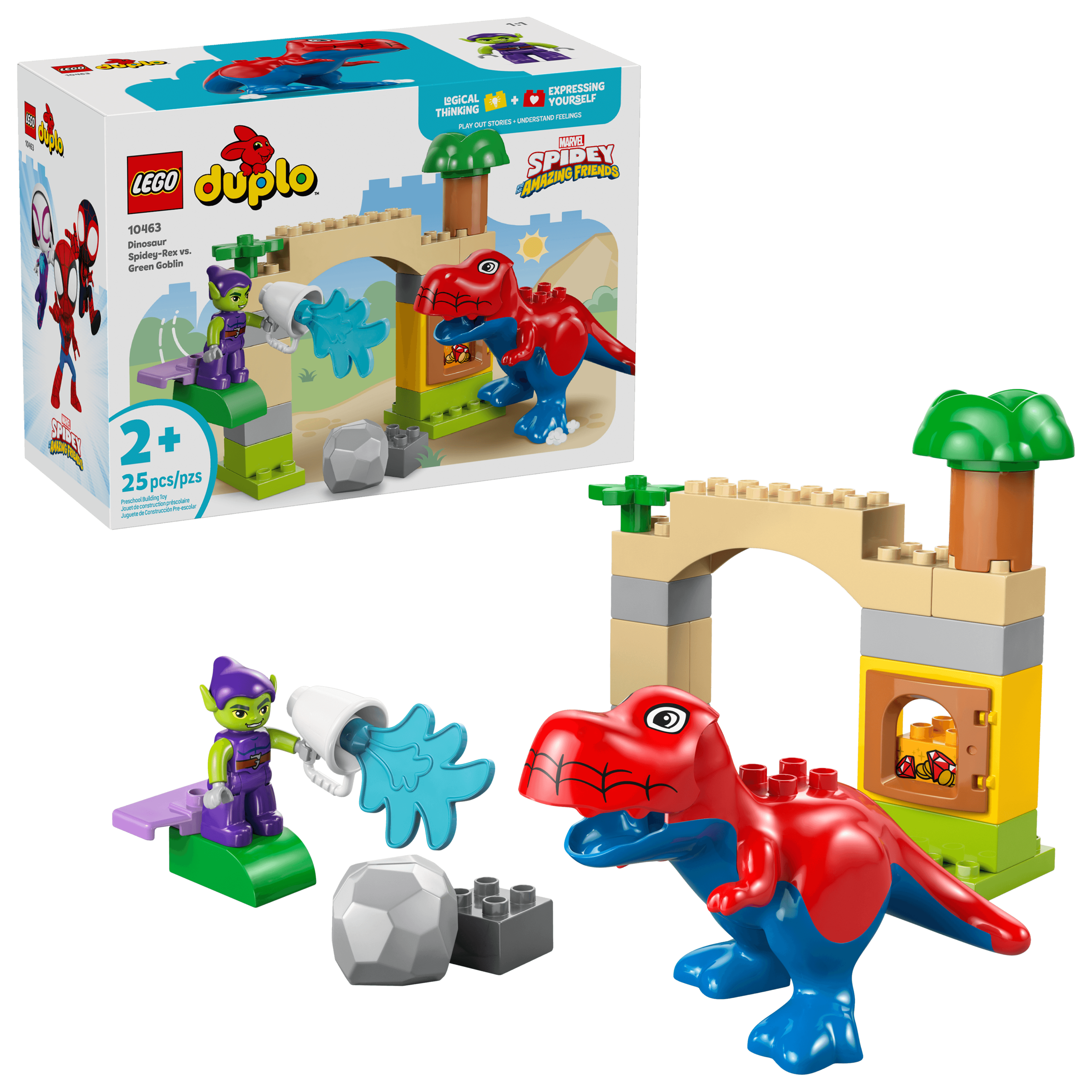 LEGO Marvel 10463 Dinosaur Spidey-Rex vs. Green Goblin