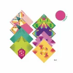 Djeco DJ8754 Tropics Origami 24pk