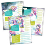 Nebulous Stars Black Pages Coloring Book Coralia (Neon Pens)