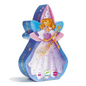 Djeco DJ7225 Fairy & Unicorn Silhouette Puzzle 36pc