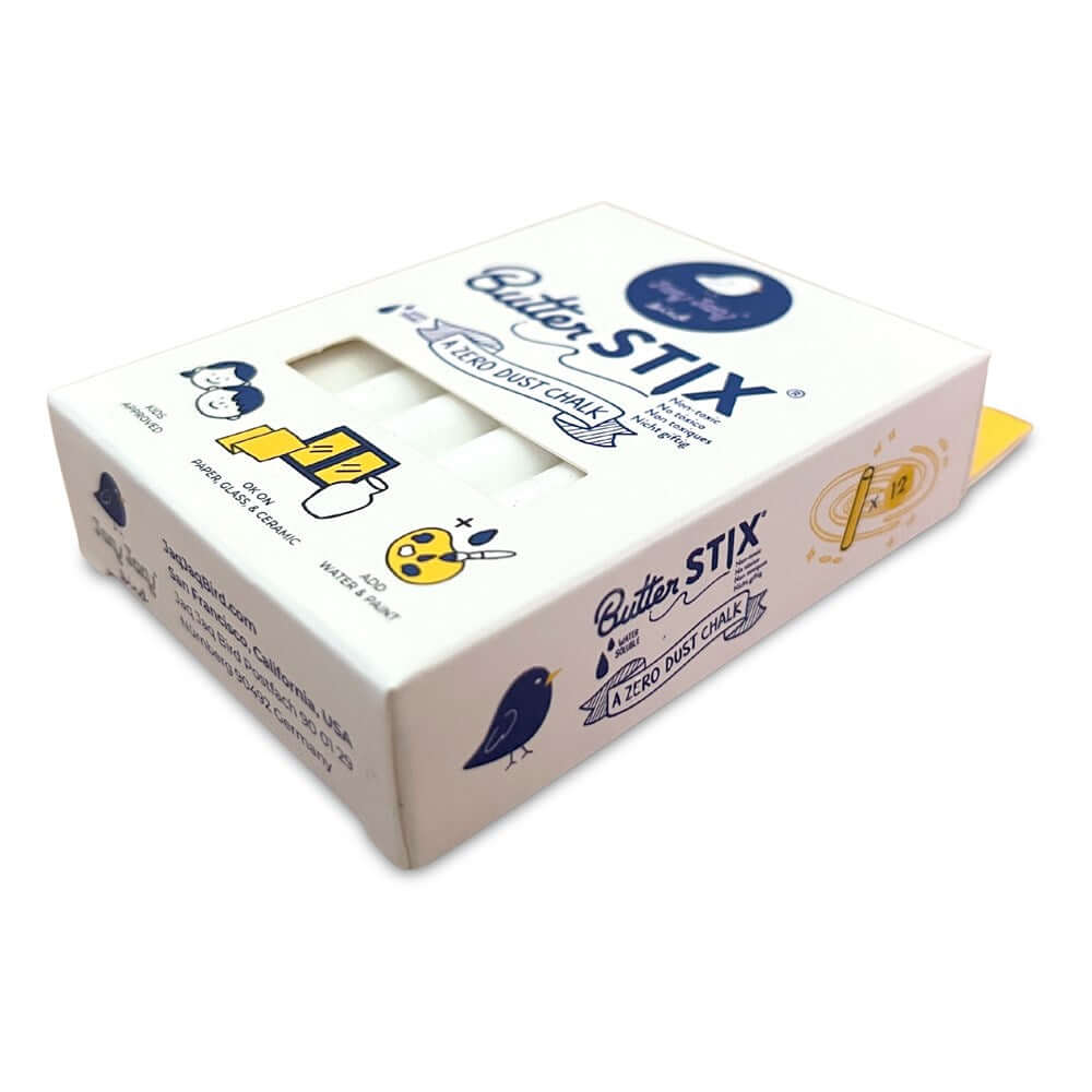 ButterStix White Chalk 12pk