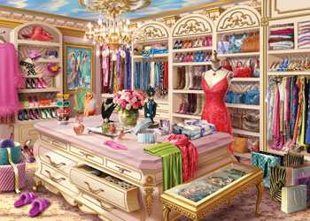 Ravensburger The Coveted Closet Puzzle 1000pc