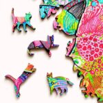 Twigg Puzzles Carefree Cat 309pc Wooden Puzzle