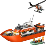 Lego City 60504 Coast Guard Rescue Boat & Helicopter