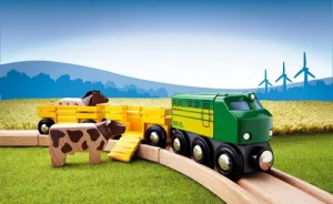 Brio 33404 Wooden Railway Farm Train