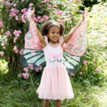 Great Pretenders Sequins Secret Butterfly Twirl Dress with Wings Size 5-6
