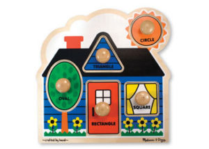 M&D Jumbo First Shapes Knob Puzzle