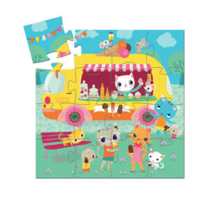 Djeco DJ7264 Ice Cream Puzzle 16 Piece