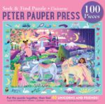 Peter Pauper Press Seek & Find Unicorn 100pc Puzzle