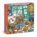 Galison Bookshop Afternoon Foil Puzzle 500pc