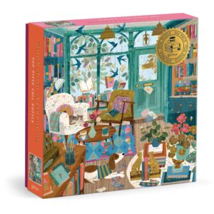 Galison Bookshop Afternoon Foil Puzzle 500pc
