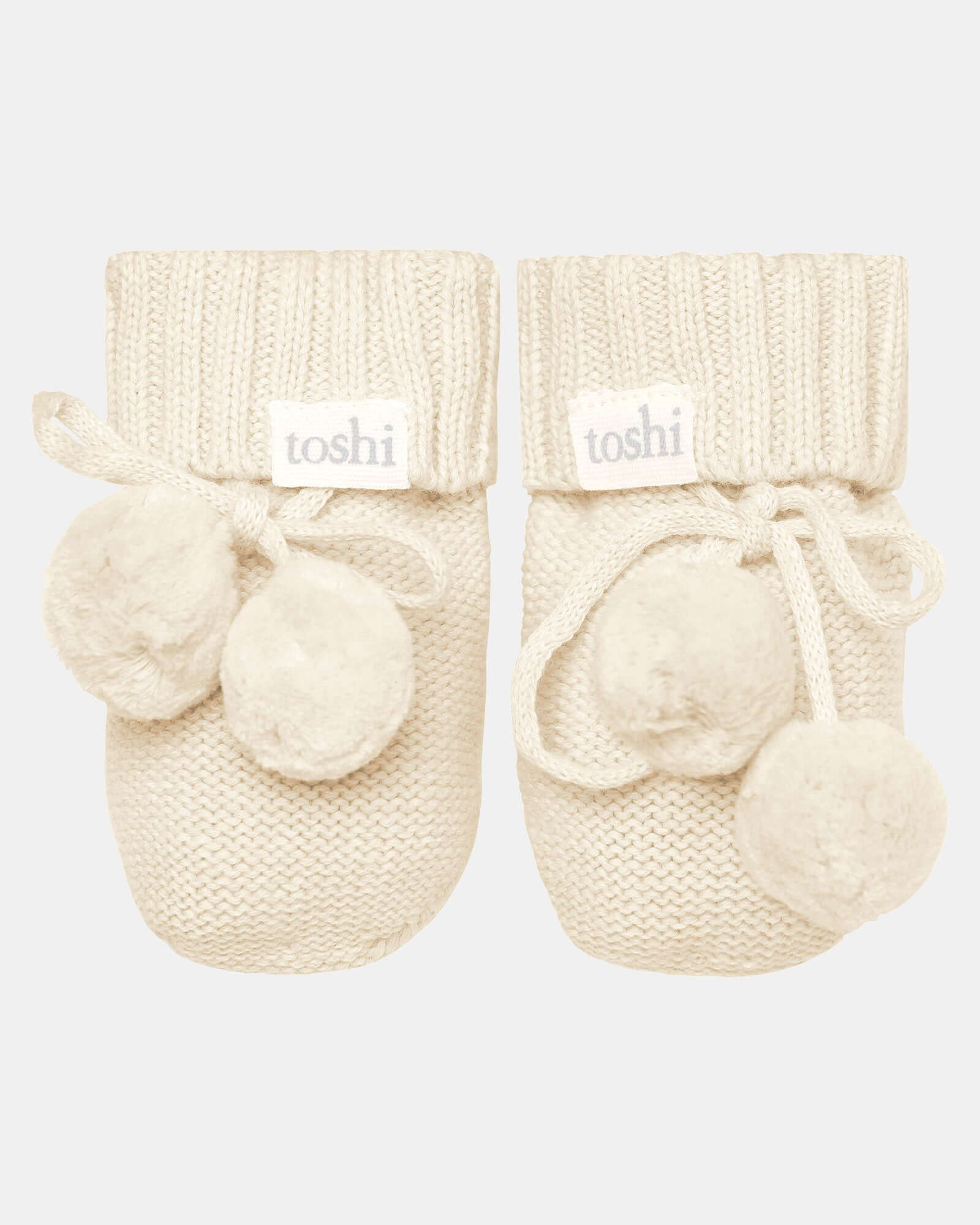 Toshi Organic Booties Marley / Feather / Size 000 Toshi Organic Booties Marley / Feather / Size 000