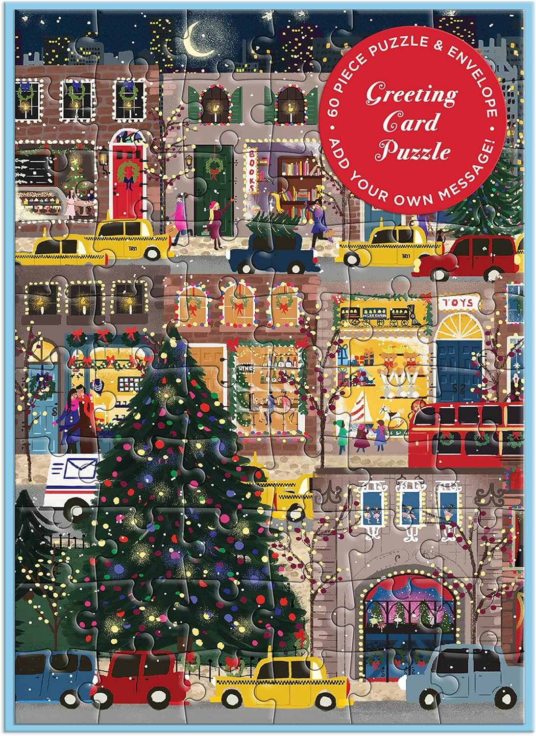 Winter Lights Greeting Card Puzzle