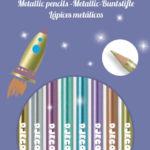 Djeco DJ9753 Metallic Pencils 8pk