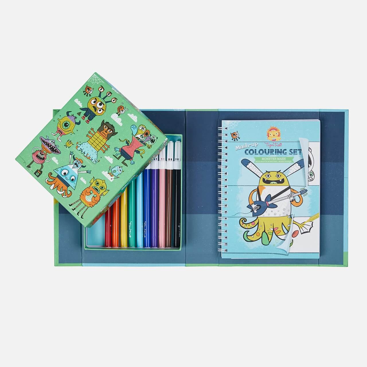 Tiger Tribe Mash-Up Colouring Set Monster Mash